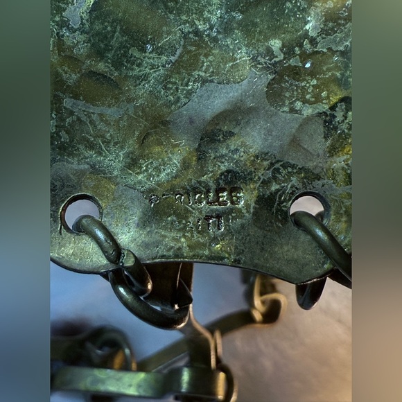 SOLD Vintage Mid Century Modernist JB Pericles of Haiti Brass-Chenet D'Haiti era - Picture 4 of 10